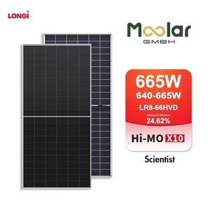 แผงโซลาร์เซลล์ LONGi Hi-MO X10 665W ประสิทธิภาพ 24.62% รุ่น LR8-66HVD โมโนคริสตัลไลน์ - Product Image 1