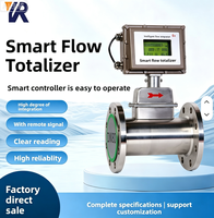 Medidor de Flujo de Turbina de Gas Inteligente DN100 con Compensación de Temperatura y Presión, Precisión RS485 Modbus 4-20mA