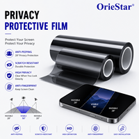 Film de protection de confidentialité OEM en rouleau, HD transparent, anti-espion, en hydrogel, pour écrans de mobiles