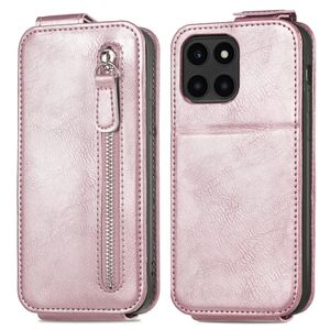 Pour l'étui Honor X6A, étui de protection antichoc en cuir à rabat vertical pour portefeuille à glissière étui de téléphone portable - Product Image 6