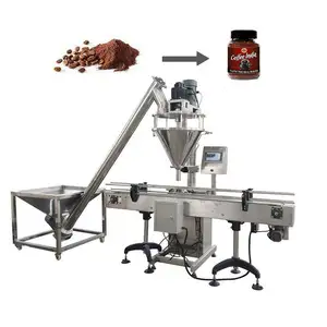 Semi Auto Augur Filler With Base Weighed Machinery Powder Filling Packaging Machine