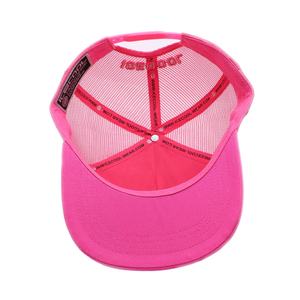 Casquette de baseball sportive 5 panneaux de haute qualité en gros, avec logo personnalisé sur plaque métallique, en sergé de coton et maille, style trucker - Product Image 6