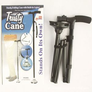 Ultimate <b>Magic</b> Cane With Led Lights Adjustable Folding Walking Stick For Elderly And Outdoor Use - Product Image 2