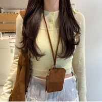 Sac bandoulière mini élégant à imprimé léopard pour femme, pochette porte-monnaie en cuir, vente en gros