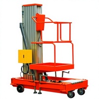 Plateformes élévatrices hydrauliques à mât unique YUFEI, tables élévatrices en alliage d'aluminium, élévateur mobile portable en aluminium pour théâtre