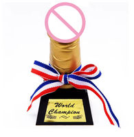 Novedad despedida de soltera Sexy fiesta pene pecho trofeo gallina noche juego juguetes para boda novia para ser fiesta decoración regalos de cumpleaños