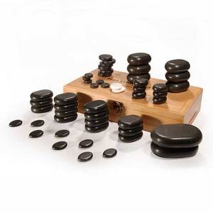 36-teiliges MT <span class=keywords><strong>Hot</strong></span> Basalt <span class=keywords><strong>Massage</strong></span>-Stein-Set für Gesichtsmassage, Energiemassage und <span class=keywords><strong>Hot</strong></span> Stone <span class=keywords><strong>Massage</strong></span> - Product Image 4