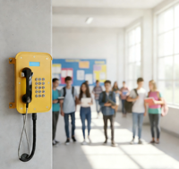 Téléphone industriel robuste IP66 avec écran LCD pour usine, tunnel, champ pétrolier – Fournisseur de téléphones étanches