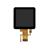 Écran TFT carré de 4.0 pouces Résolution 720x720 Interface MIPI Transflective Lisible par la lumière du soleil Écran tactile semi-transparent LCD