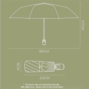 Guarda-chuva Automático <span class=keywords><strong>Mini</strong></span> Guarda-chuva Compacto e Portátil Proteção Uv 8 Costelas 5 Dobras Automático Aberto Fechar Guarda-chuva - Product Image 6