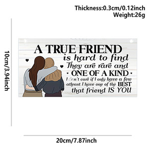 Decorazione da Parete in <span class=keywords><strong>Legno</strong></span> Creativa per Coppie e Amici, Numero Civico Pendente, Arte Popolare Americana, per Laurea e Halloween - Product Image 6