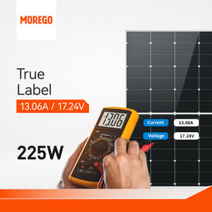 Mogegosolar 225W 200 와트 단결정 태양 전지 패널 가격 200 w Pv 태양 전지 패널 비용 200 <span class=keywords><strong>wp</strong></span> 최고 품질 - Product Image 1