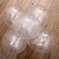 Decoración para Fiestas, Globos de Látex Transparentes Lisos de 10 y 12 Pulgadas