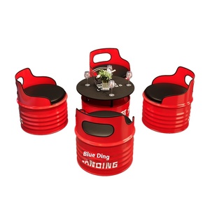 Ensemble <span class=keywords><strong>de</strong></span> chaises <span class=keywords><strong>de</strong></span> table industrielles rétro en fer pour <span class=keywords><strong>bar</strong></span>, réception, restaurant, salon <span class=keywords><strong>de</strong></span> thé, café, meubles <span class=keywords><strong>de</strong></span> restaurant au lait - Product Image 5