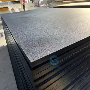 Benutzer definierte schwarz-orange Muster strukturierte Marine Grade Steuerbord UV-stabilisierte Sea board HDPE Board Sheets Panel