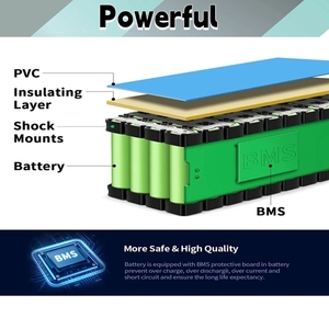 맞춤형 배터리 팩 3.7V 7.4V 10.8V 11.1V 14.8V <span class=keywords><strong>24V</strong></span> 18650 21700 32700 리튬이온 충전식 배터리 팩 BMS 포함 - Product Image 2