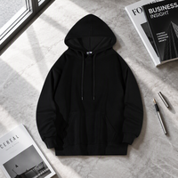 Sweat-shirts imprimés en coton pur de haute qualité 450 GSM, sweats à capuche streetwear pour hommes avec nouveau logo imprimé 555 GSM