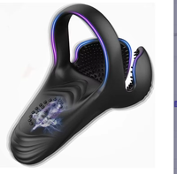 Anneau pénien à 10 modes de vibration avec contrôle par application/télécommande et faible bruit de 50 dB pour adultes, retardant l'éjaculation