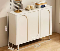 2025 armoire à chaussures crème moderne support de rangement intégré économique pour l'entrée de la maison en panneau de bois MDF
