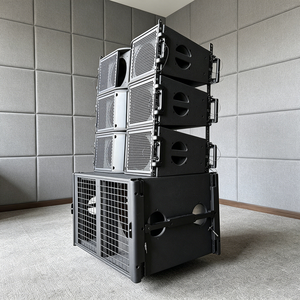 Enceinte Line Array <span class=keywords><strong>Kara</strong></span> II 8 pouces à double haut-parleur 2 voies, pour systèmes audio professionnels et sonorisation extérieure, en contreplaqué - Product Image 4