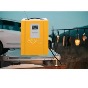 Inverter Rumah, gelombang sinus murni dengan kabel baterai 500VA 800VA 1000VA 1500VA