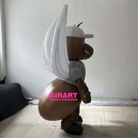Costume gonflable de fourmi Artair Costume gonflable personnalisé de taille adulte Costume gonflable de fourmi de dessin animé de 2.3m de haut