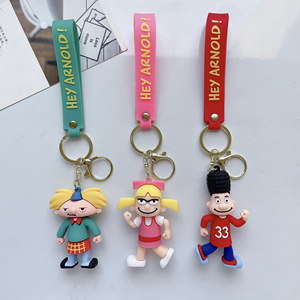 <span class=keywords><strong>Dessin</strong></span> <span class=keywords><strong>animé</strong></span> 3D <span class=keywords><strong>Arnold</strong></span> PVC Anime Figure porte-clés sac en caoutchouc Durable pendentif accessoires cadeaux promotionnels décorations - Product Image 2