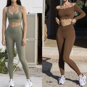 Leggings de Yoga Aoyema para Mujer, Cintura Alta, para Pilates, Secado Rápido, Levanta Glúteos, Talla Grande, Pantalones de Yoga para Hacer Ejercicio - Product Image 6