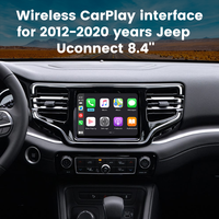 Wireless CarPlay Retrofit Android Auto Upgrade pour Jeep Uconnect 8.4 Interface Box Grand Cherokee Multimedia Wrangler Module