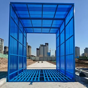 Lavadora de Autos Automática Blue Steel de 6M 8M Tipo Cerrado para Obras de Construcción - Product Image 3