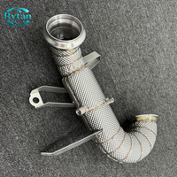 Sistema de Escape de Tubos Rectos Valvetronic de Acero Inoxidable Rytan para Mercedes Benz W177 C118 AMG A45S CLA45 2.0T