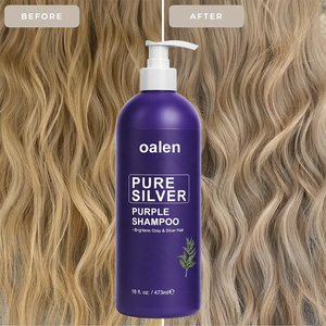 Champú Morado Anti-Amarillo con Extractos Naturales, Refresca el Cuero Cabelludo, Elimina los Tonos Amarillos <span class=keywords><strong>para</strong></span> <span class=keywords><strong>Cabello</strong></span> <span class=keywords><strong>Rubio</strong></span> y Gris Decolorado - Product Image 6
