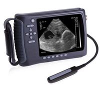 Pemindai Ultrasound dokter hewan, perangkat genggam portabel nirkabel untuk hewan ternak Diagnosis hewan peliharaan termasuk babi kuda