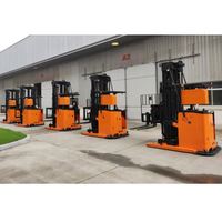 Robot Forklift Listrik Mobile SLAM AGV untuk Lorong Sempit 1500kg, Forklift 3 Arah dengan Pengangkut Samping untuk Dijual