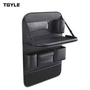 حقيبة تخزين جلدية لتنظيم ظهر مقعد السيارة، إكسسوار للسيارات - Product Image 1