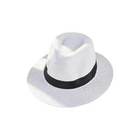 Chapeau de paille vintage pour homme, style cowboy jazz, à large bord, décontracté, protection solaire, Panama, pour les vacances