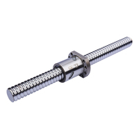 Nuevo husillo de bolas GS SFU01604-4 de 1000 mm, rodamiento de precisión C7 de acero, rosca fresada, engranaje de motor de alta precisión para movimiento lineal CNC