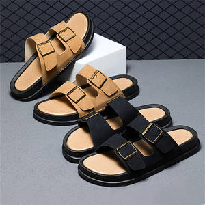 รองเท้าแตะลำลองแบบสวม ดีไซน์ใหม่ปี <span class=keywords><strong>2026</strong></span> สำหรับฤดูร้อน สวมใส่สบาย แฟชั่นหรูหรา ทำจากหนังไมโครไฟเบอร์ รองเท้าส้นแบนสำหรับผู้ชาย - Product Image 6