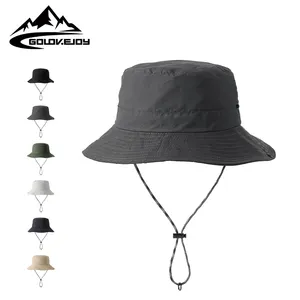 Summer Sun Bucket Hat Mens Wholesale Upf Protection Surf chapéu Golf Brim Waterproof Fisherman Custom Sun Bucket Hat For Fishing