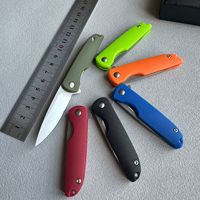 Couteau pliant à roulement à billes, lame en acier inoxydable 7Cr13Mov, manche en nylon et fibre de verre, couteau tactique EDC de poche