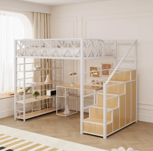 <span class=keywords><strong>Letto</strong></span> a castello in ferro multifunzionale soppalco sotto il <span class=keywords><strong>letto</strong></span> <span class=keywords><strong>singolo</strong></span> superiore e inferiore vuoto secondo piano <span class=keywords><strong>letto</strong></span> - Product Image 1