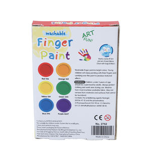 Tbc Hot Selling Wasbaar Vingerverven Niet-Giftige Kinderen Diy Gieten Pigment Spelen Organische Acrylverf 6 Kleuren Mini Pigme - Product Image 4