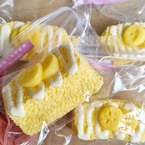 Realistic New Banana Cream Rice <b>Ball</b> Cheese Banana Roll Fidget Toy Food-Grade Silicone All-Ages Gift Easy Mood for 5-7 Years - Product Image 2