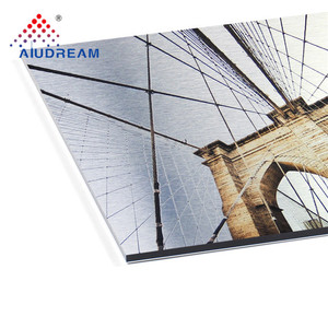 Feuille composite en aluminium ignifuge industrielle revêtue de PVDF <span class=keywords><strong>blanc</strong></span> <span class=keywords><strong>Dibond</strong></span> de 3 mm - Product Image 6