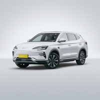 Подержанный автомобиль 2024 BYD Song Plus EV 605 км, автоматическая коробка передач, левый руль, интеллектуальное вождение, флагманская комплектация, оригинальная окраска, низкий пробег, чисто электрический внедорожник