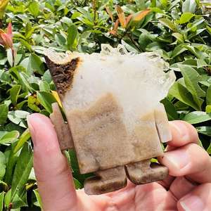 Commercio all'ingrosso di alta qualità naturale guarigione cluster artigianato citrino cristallo cluster <span class=keywords><strong>spongebob</strong></span> per la decorazione dei regali - Product Image 2