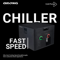 Qilong Best 1/3hp télécommande automatique bain de glace sauna refroidisseur froid plongée remorque baignoire équipement de réfrigération énergie
