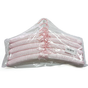 <span class=keywords><strong>Cintres</strong></span> en tissu doux LINDON, rose <span class=keywords><strong>satin</strong></span>é, <span class=keywords><strong>rembourrés</strong></span>, pour robes de mariée - Product Image 6