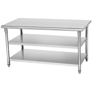 Table de travail commerciale de cuisine et de fabrication d'acier grande table de travail d'inox de banc d'acier inoxydable sur la grande vente de liquidation - Product Image 4