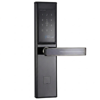 Serrure de porte numérique en acier inoxydable OEM ODM pour hôtel, clavier, carte RFID, entrée sans clé, serrure électronique intelligente pour appartement
